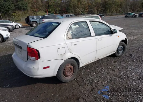 2004 Chevrolet Aveo из США, поврежденный, VIN KL1TD52624B130086